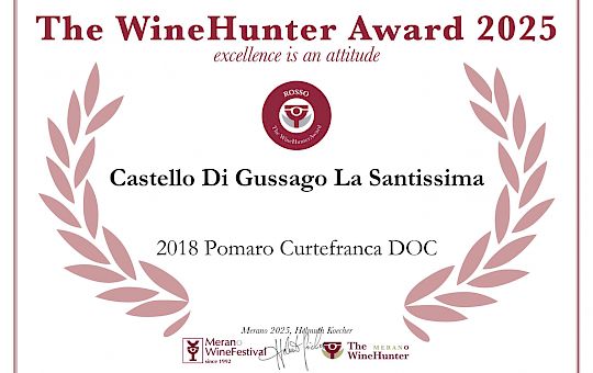 Gallery I Diplomi WineHunter 2025 per i nostri DOCG e DOC - Cdg_santissima_2018 Pomaro Curtefranca Doc