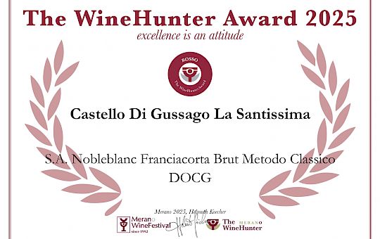 Gallery I Diplomi WineHunter 2025 per i nostri DOCG e DOC - Cdg_santissima_sa Nobleblanc Franciacorta Brut Metodo Classico Docg
